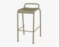 Fermob Luxembourg Bar stool 3d model