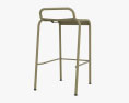 Fermob Luxembourg Bar stool 3d model