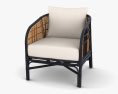 Ferrara Rattan Accent chair 3d model