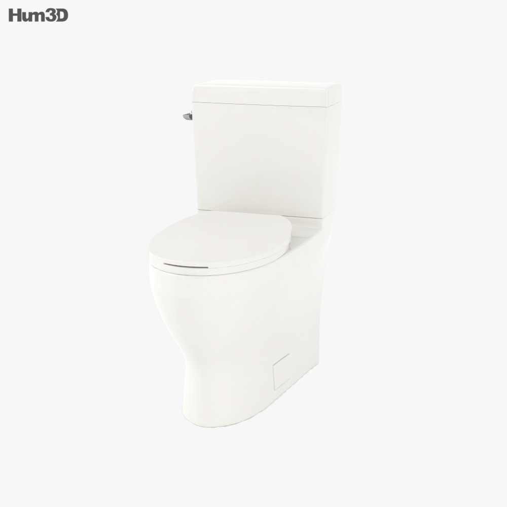 Fine Fixtures Modern Two Piece toilet 3D model