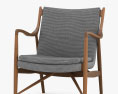 Finn Juhl 45 Cadeira Modelo 3d