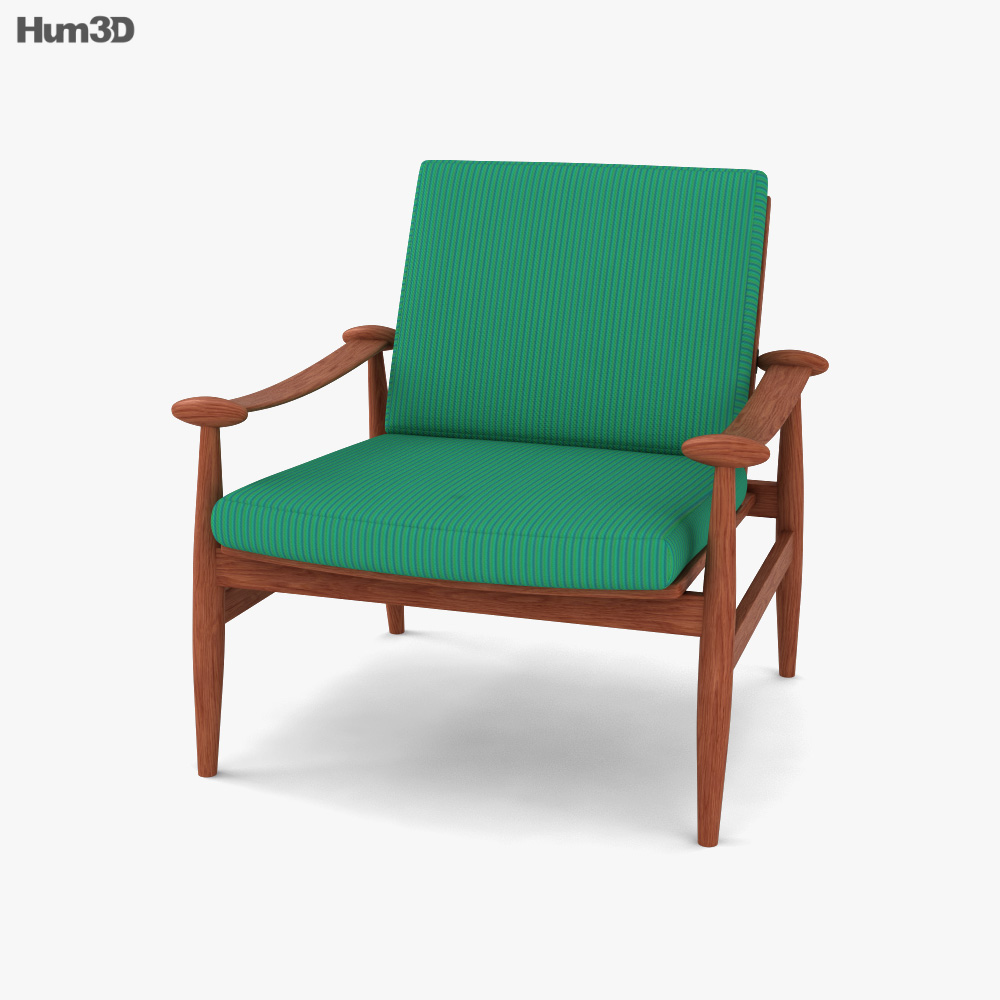 Finn Juhl Spade Easy Chair 3d model