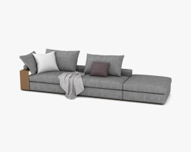 Flexform Groundpiece Sofa 3D model