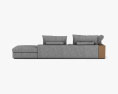 Flexform Groundpiece Sofa 3d model