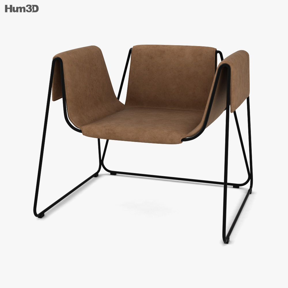 Frag Stefania Andorlini Arche Lounge chair Modello 3D