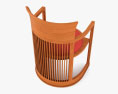 Frank Lloyd Wright Barrel Chair 3d model