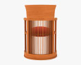 Frank Lloyd Wright Barrel Chair 3d model