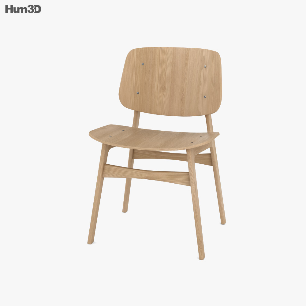 Fredericia Soborg Chair 3D model