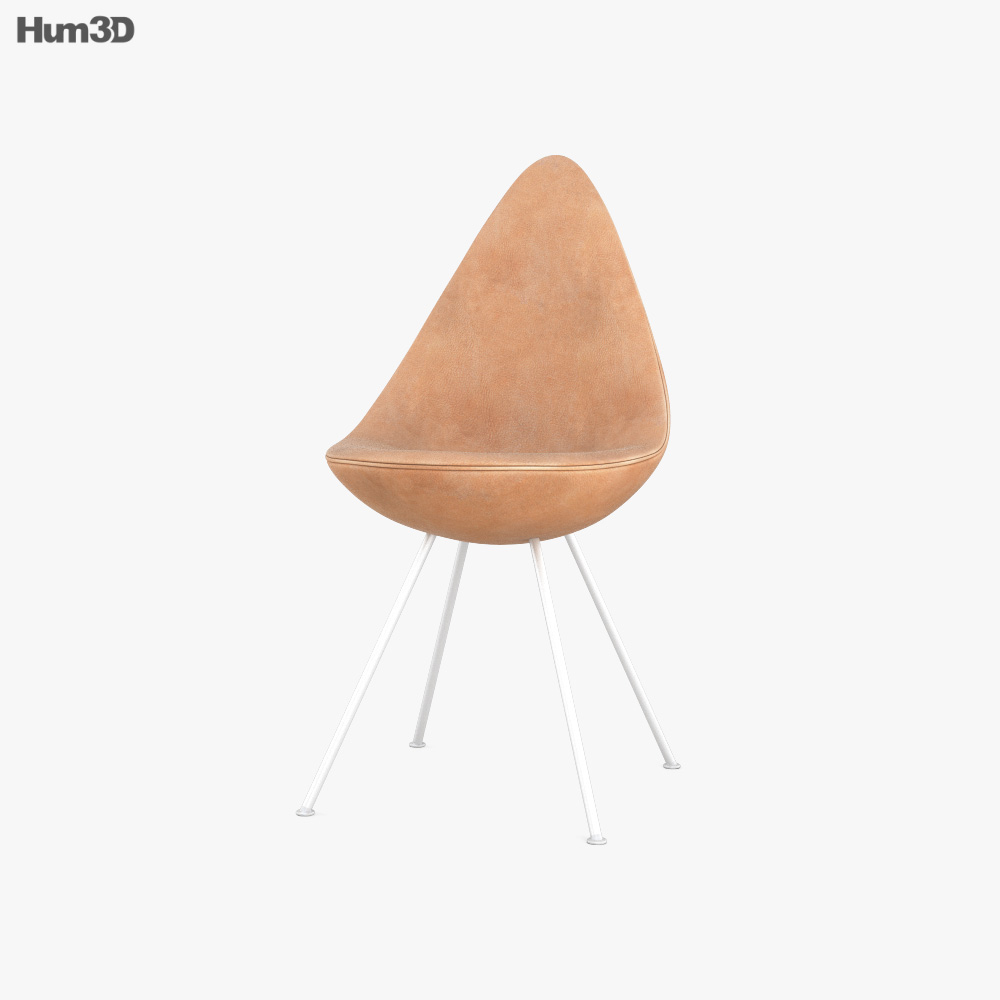 Frits Hanzen Drop Chaise Modèle 3D