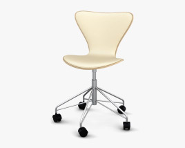 Fritz Hansen Series 7 Swivel chair 3D model