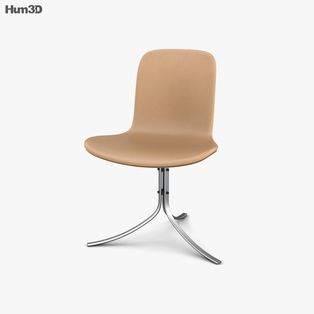 Fritz Hansen PK9 Chair 3D model