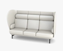 Fritz Hansen Plenum Sofa 3D model