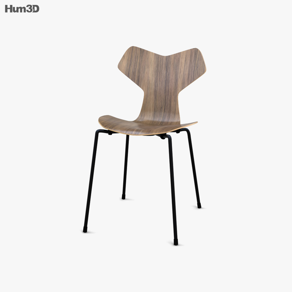 Fritz Hansen Grand Prix Chair 3D model