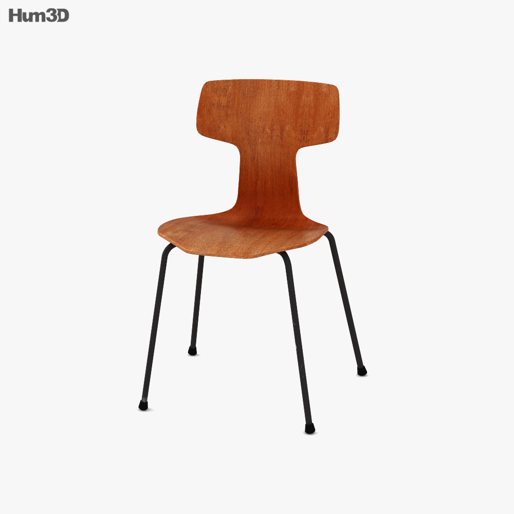 Fritz Hansen Model 3103 Hammer Chair 3D model