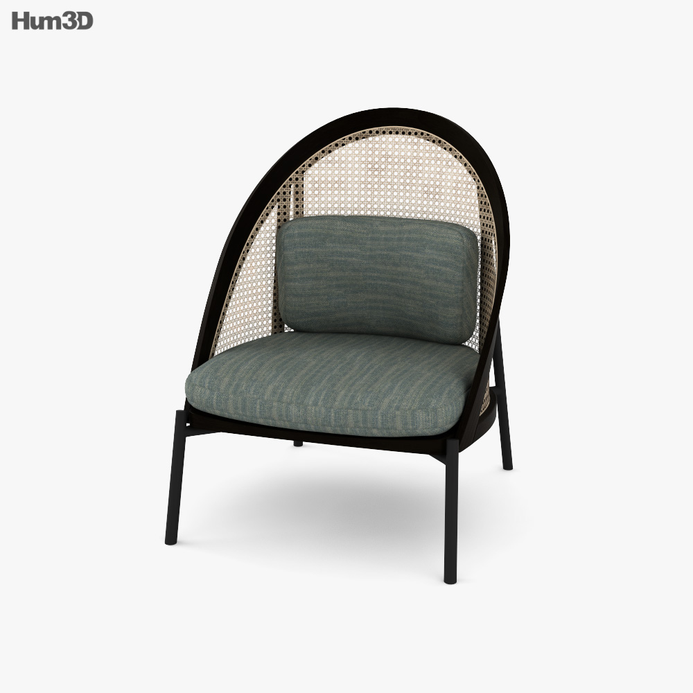 Gebruder Thonet Vienna Loie Lounge chair 3D model