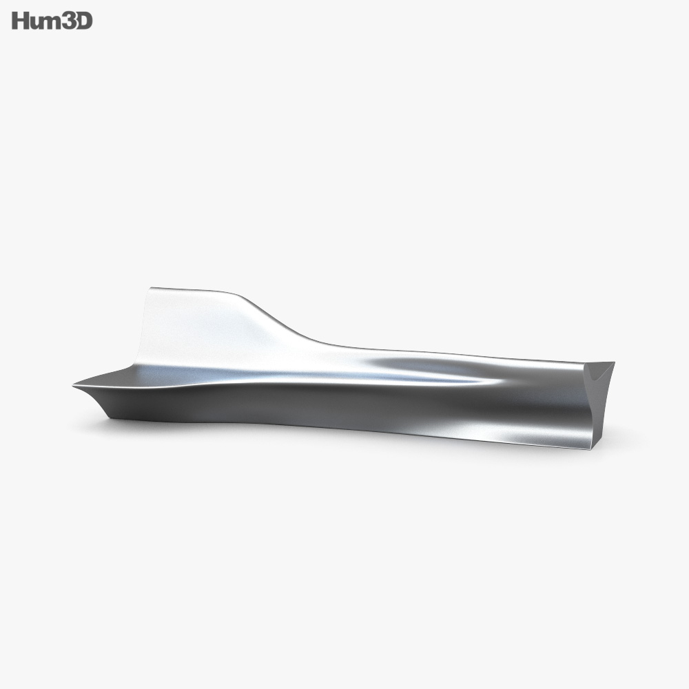 Zaha Hadid Sitzbank 3D-Modell