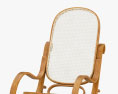 Vintage rocking chair 3d model
