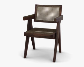Pair Of Jeanneret Armchair 3D model