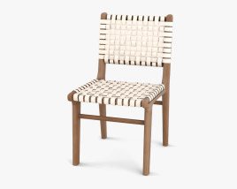 Strap Girona Dining chair 3D model