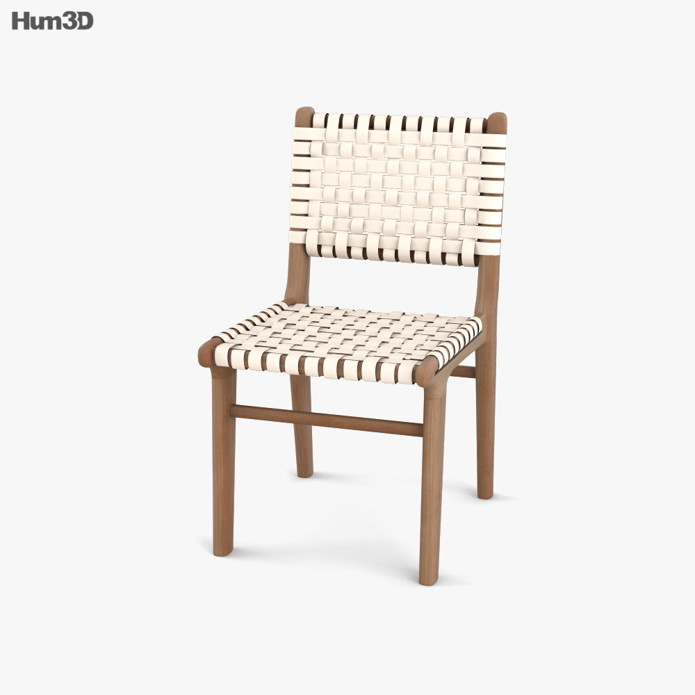 Strap Girona Dining chair 3D model