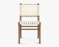 Strap Girona Dining chair 3d model