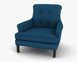 Positano Lounge armchair 3D model