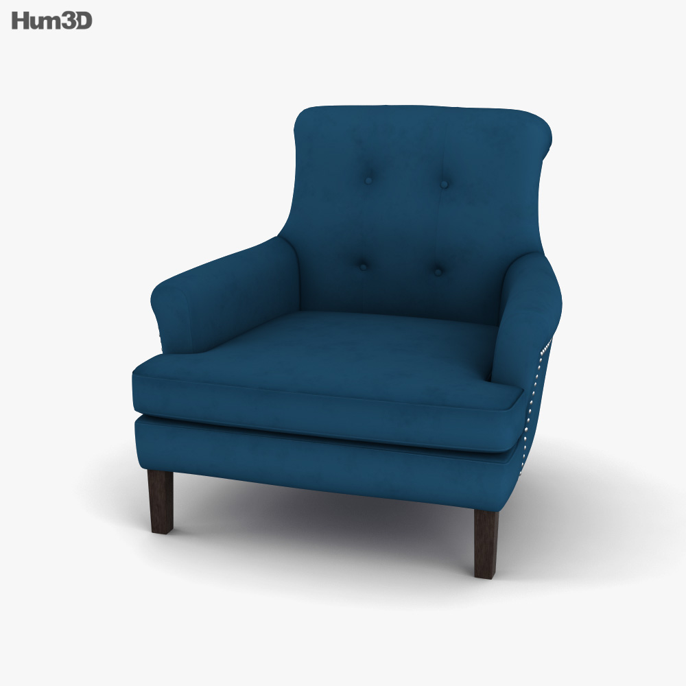 Positano Lounge armchair 3d model