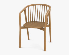 Tacoma Carver Dining chair 3D model