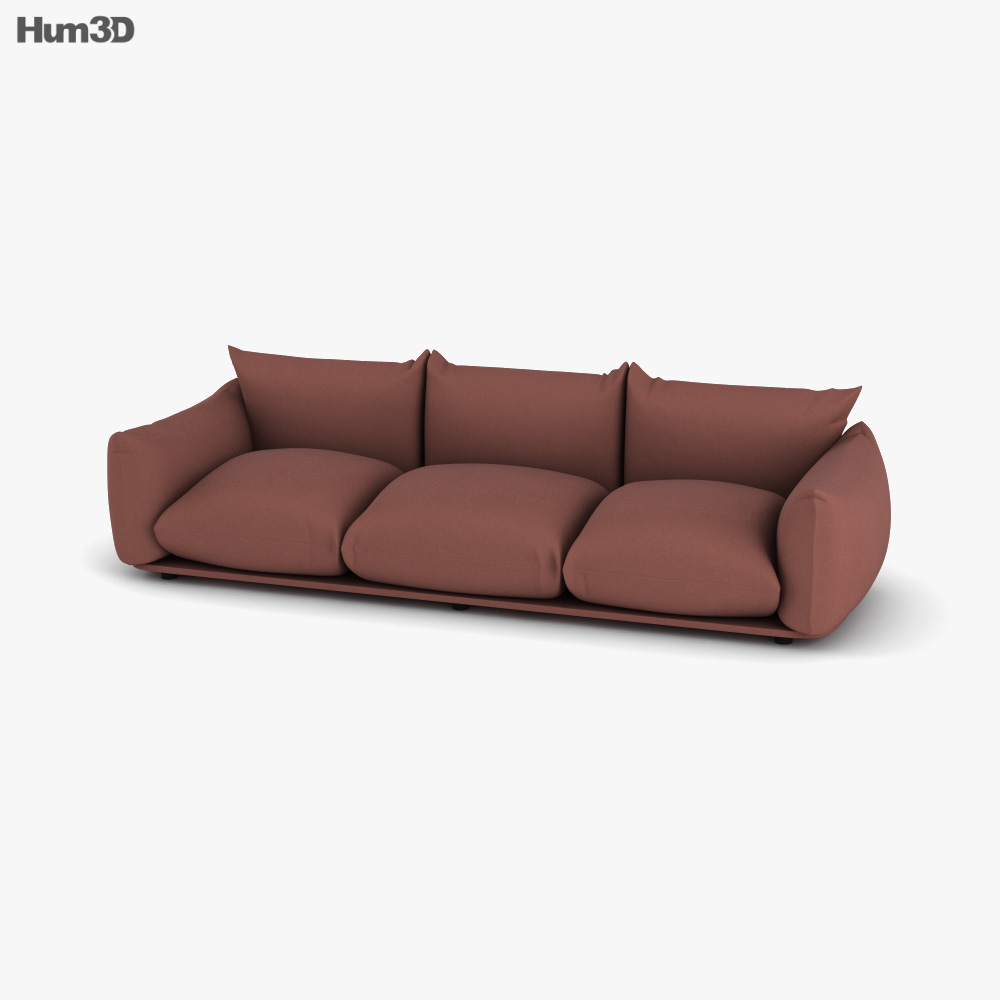 Marenco Three Seater Sofa 3D model