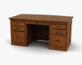 Amish Liberty Classic Executive Desk 3d model