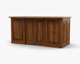 Amish Liberty Classic Executive Desk 3d model