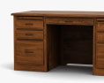 Amish Liberty Classic Executive Desk 3d model