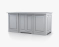 Amish Liberty Classic Executive Desk 3d model