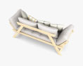 Alula Futon Sofa 3D-Modell