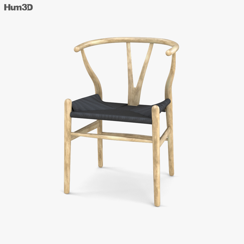 Woven Wood Armchair 3D model