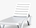 Pool Lounge chair 3d model
