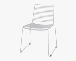 Velletri Outdoor Wire 식탁 의자 3D 모델 