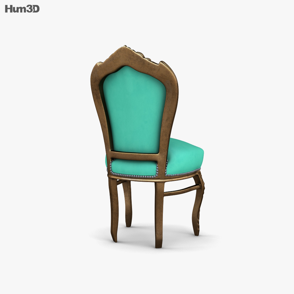 Baroque Cadeira Modelo 3d