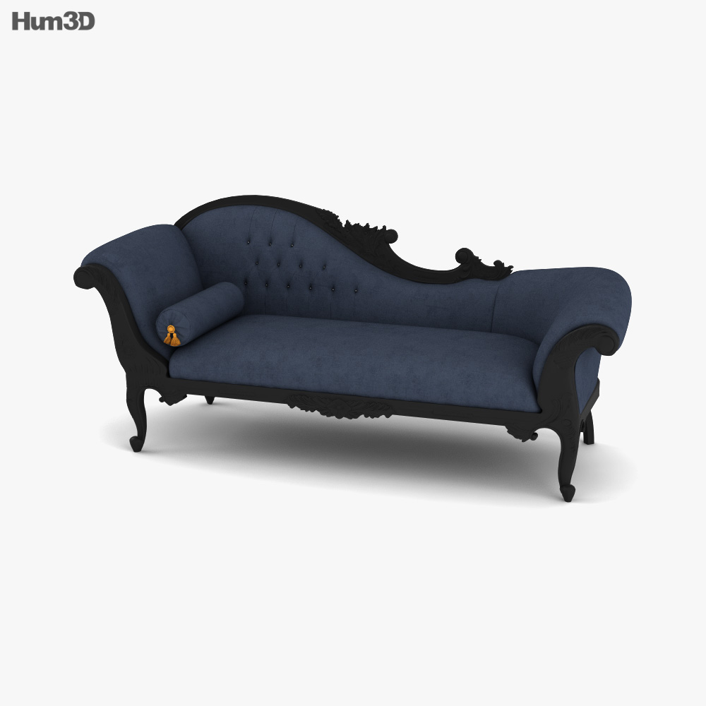 Baroque Queen 躺椅 3D模型