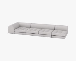 Frau Floor Sofa 3D model
