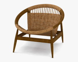 Illum Wikkelso Ringstol Chair 3D model