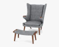 Papa Bear Armchair 3d model