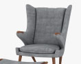 Papa Bear Armchair 3d model