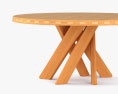 Pierre Chapo T21 Dining table 3d model