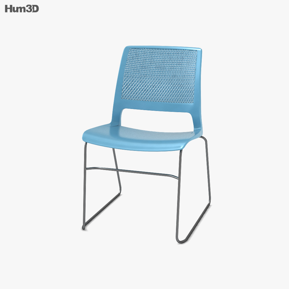 Lumin Multipurpose Stackable Chair 3D model