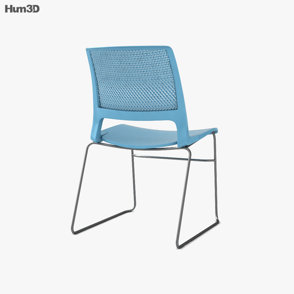 Lumin Multipurpose Stackable Chair 3d model