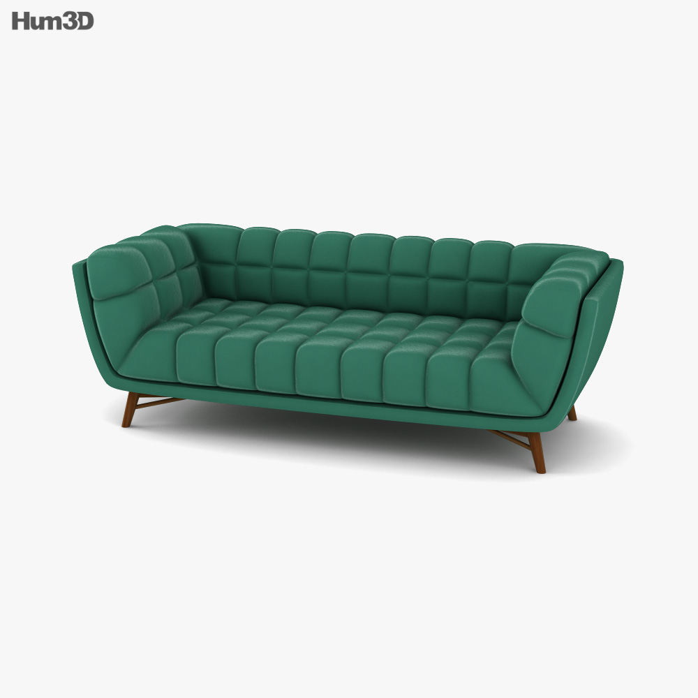 Tribeca Mid Century Modern Sofa 3D model