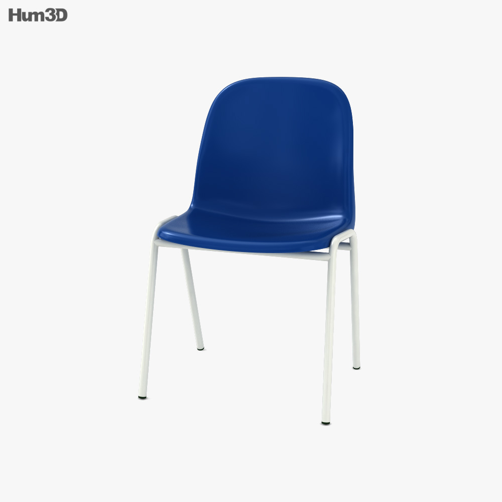 Harmony Stackable Classroom Chair 3D model