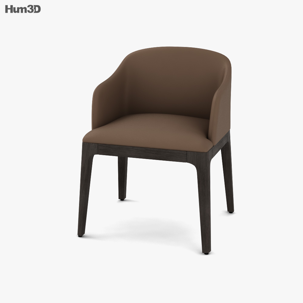 Wooster Dining armchair 3D model