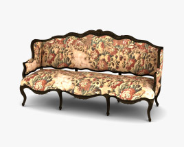 Louis XV sofa 3D model